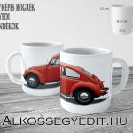 VW Bogár autós bögre