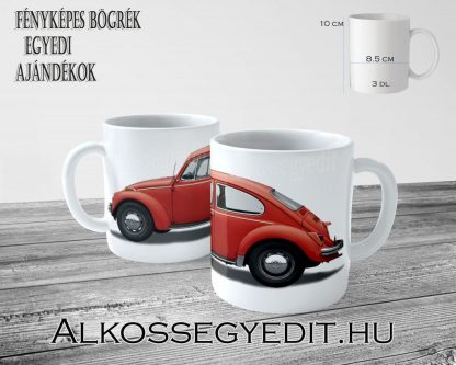 VW Bogár autós bögre