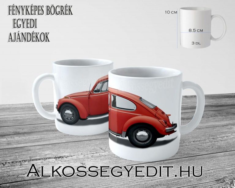 Vw Bogár Autós Bögre