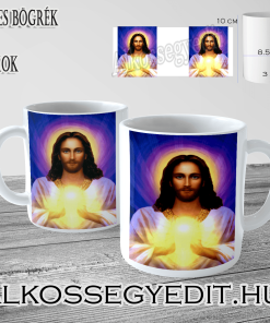 Jézus mintás bögre