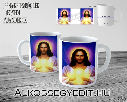 Jézus mintás bögre