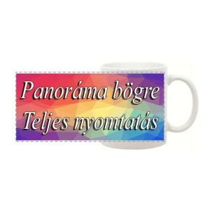 Premium panoramic photo mug