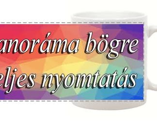 Panorám fényképes bögre nyomtatás