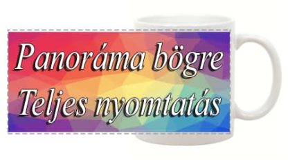 Panorám fényképes bögre nyomtatás