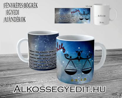 Merleg horoszkópos bögre