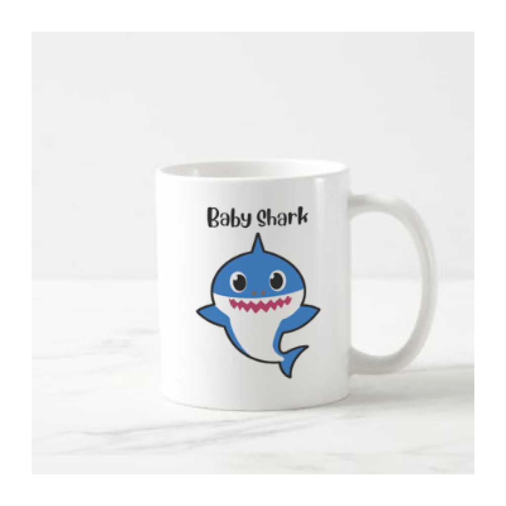 Baby shark bögre