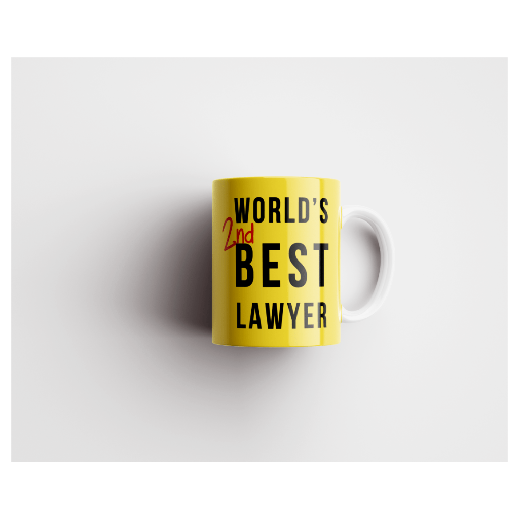 World’s 2nd Best Lawyer – bögre