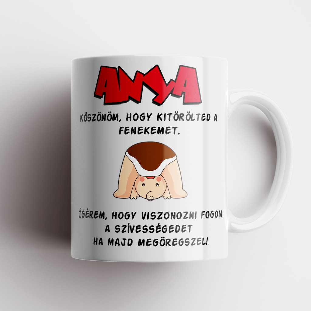 Köszönöm anya bögre