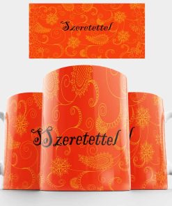 Viragos Szerettel Narancssarga
