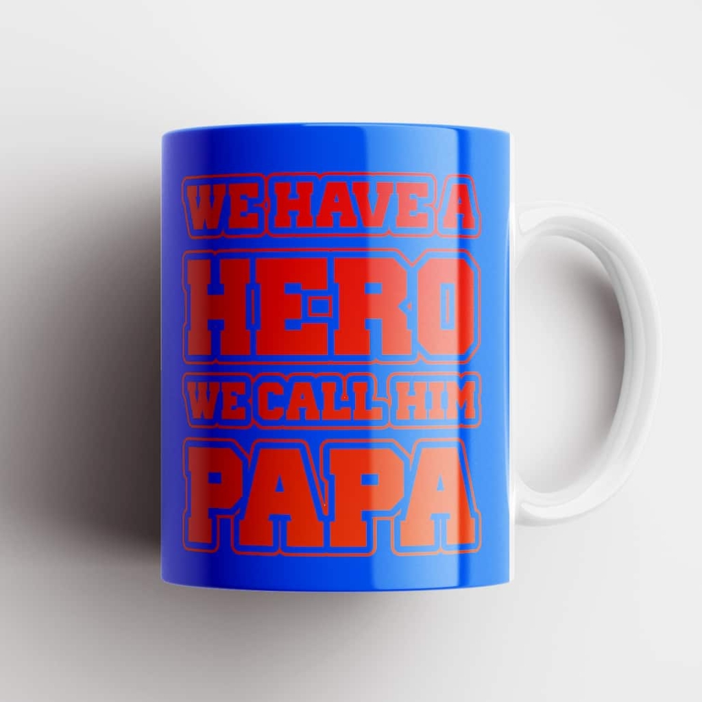 Hero Papa bögre V1