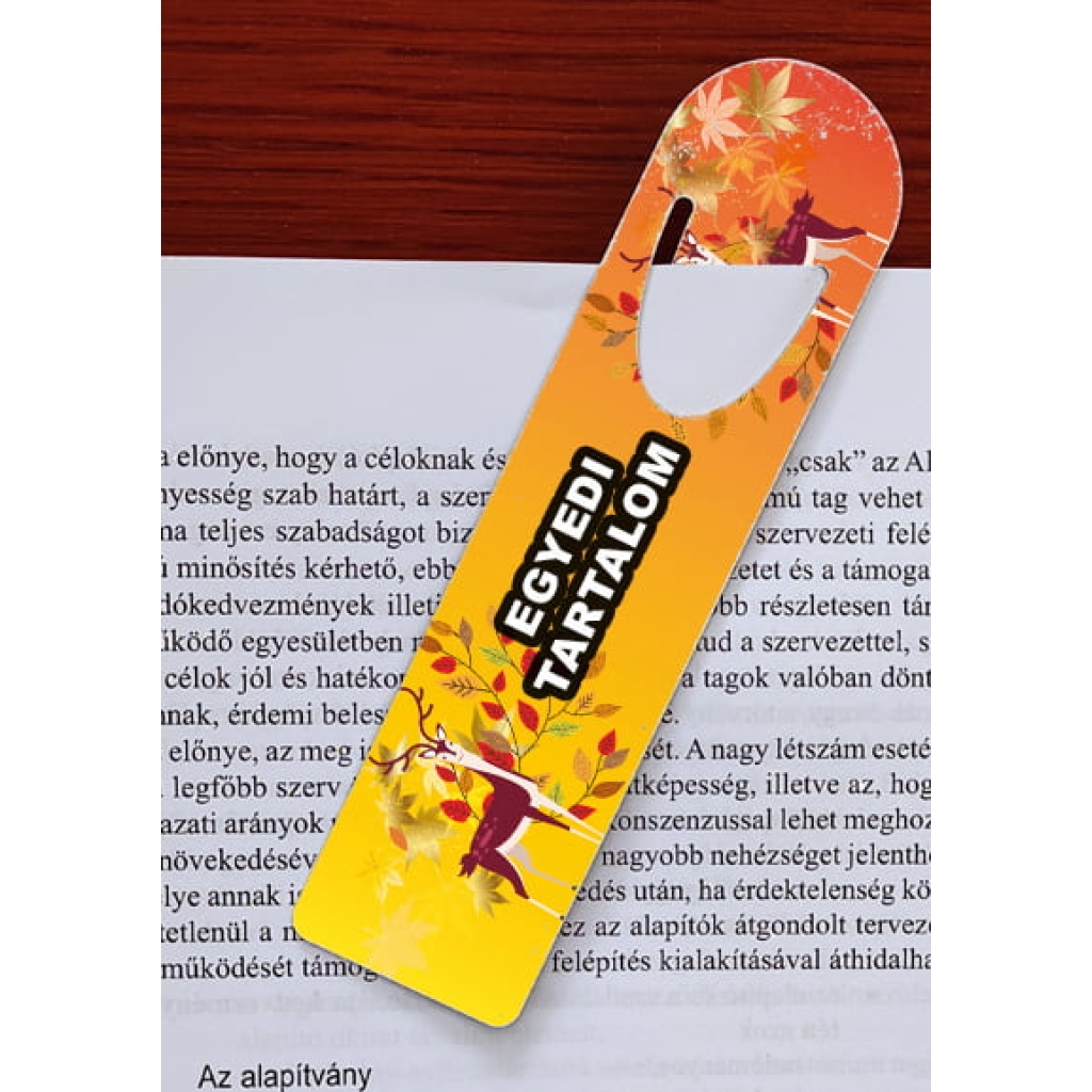 Fém könyvjelző – egyedi könyvjelző tervezhető