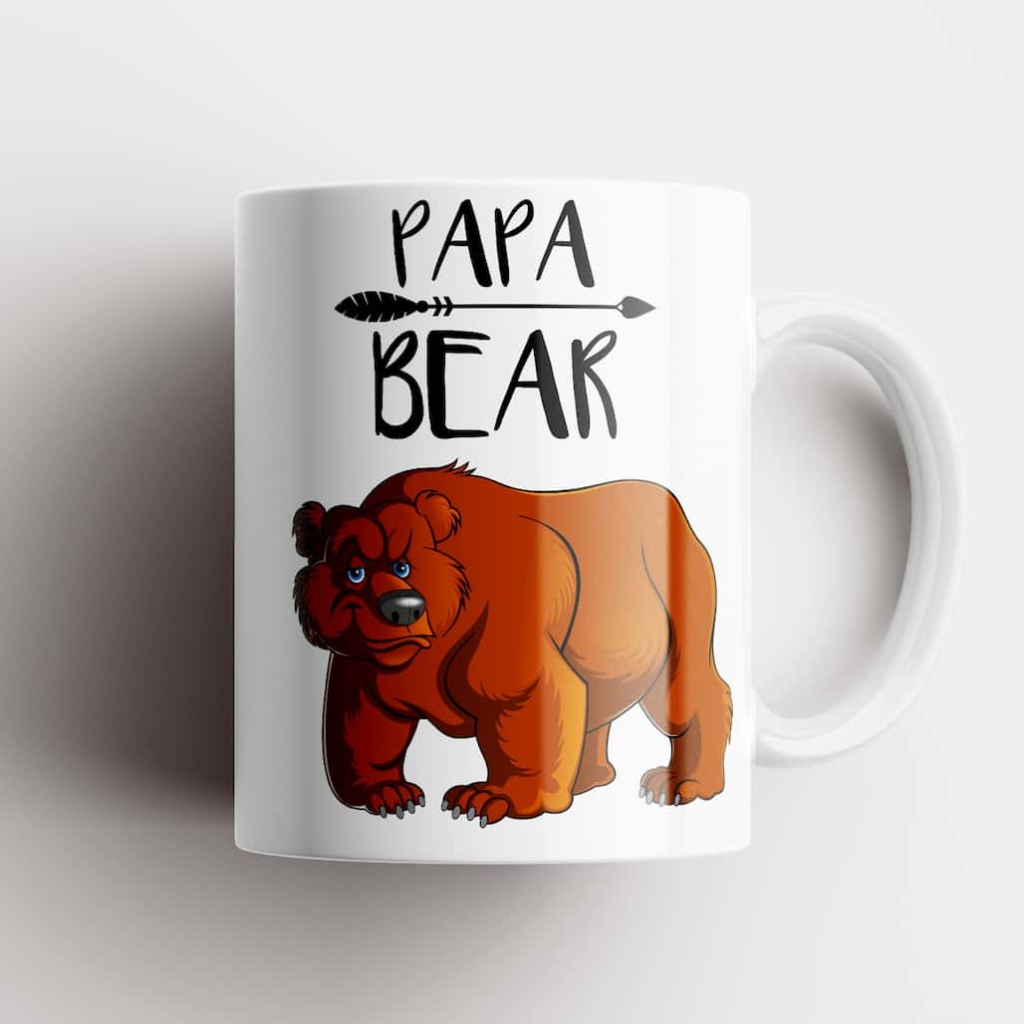 Papa medve bögre