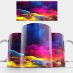 Színes porfelhő bögre