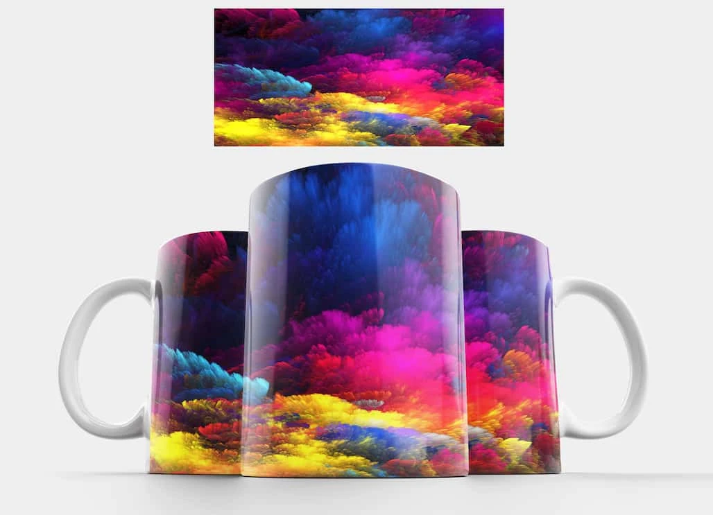 Színek gen Színes porfelhő bögre - image 1