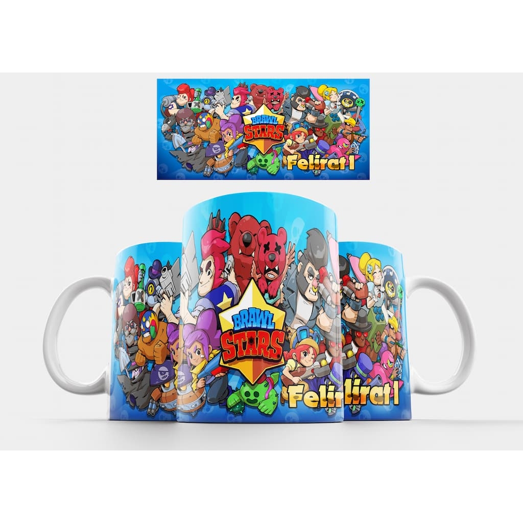 Brawl Stars egyedi felirattal kérhető bögre