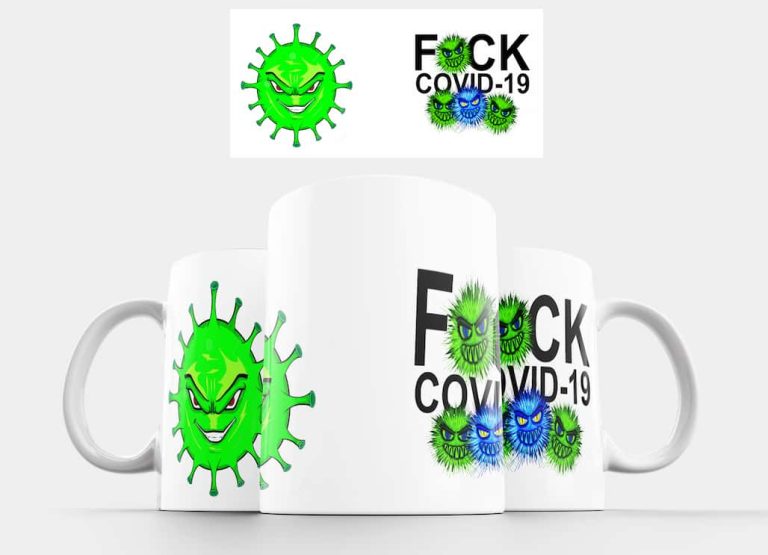 Fuck Covid Bögre