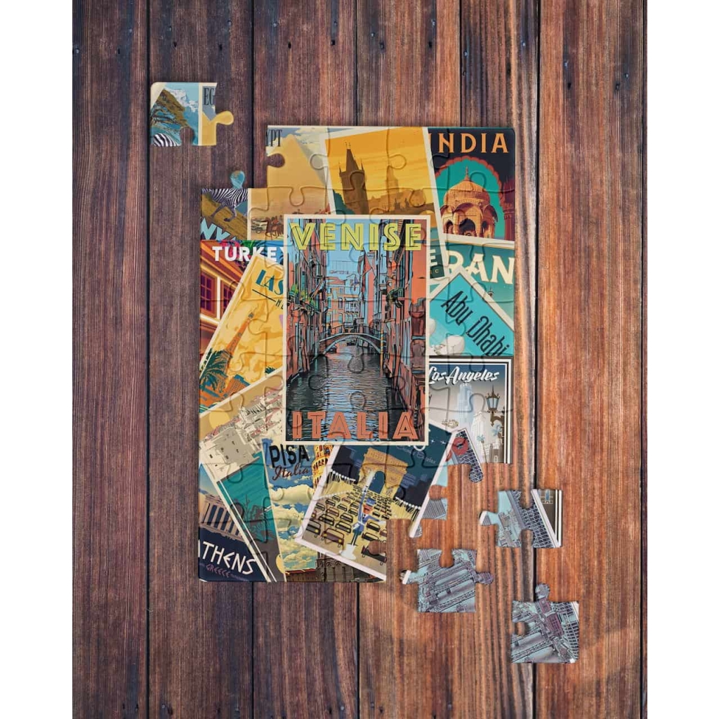 Városok puzzle
