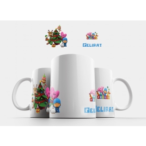 Pocoyo neves bögre v1