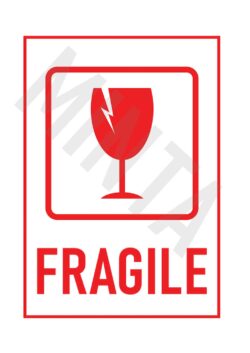 Fragile Piros