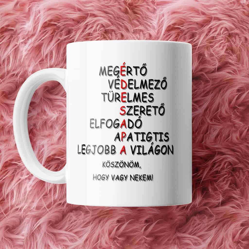 Apa legjobb a világon bögre