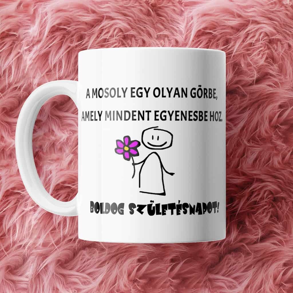 A mosoly egy olyan… bögre