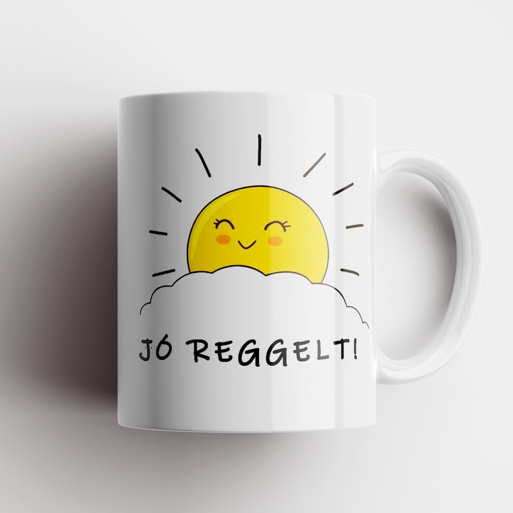 Jó reggelt bögre