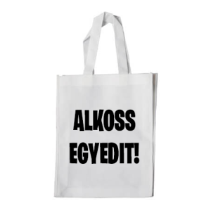 Shopping Bag – advertising bag white – 40 x 38 cm
