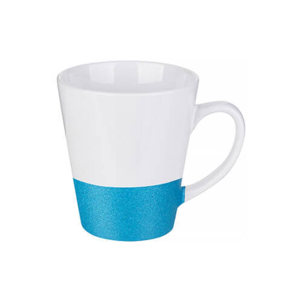 Csillámcsíkos latte bögre