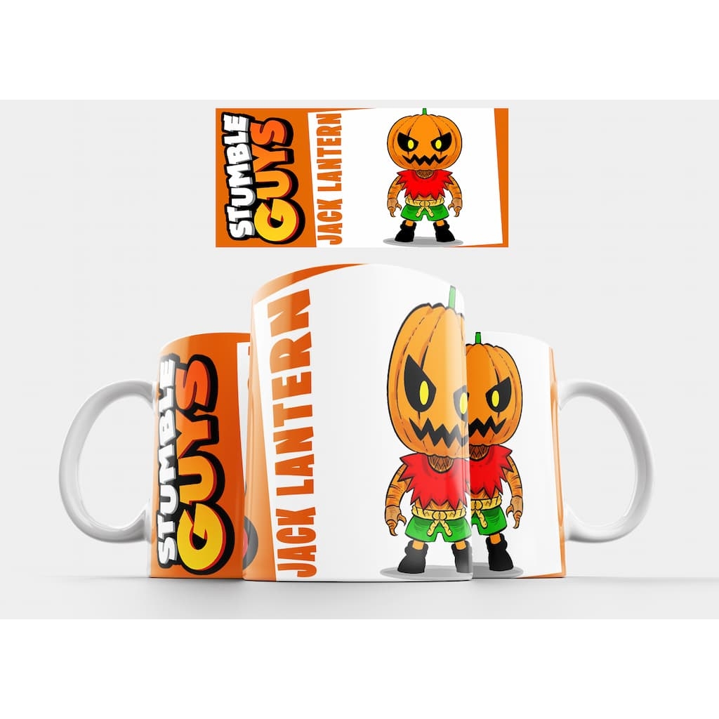 Stumble Guys Halloween Tökfej bögre