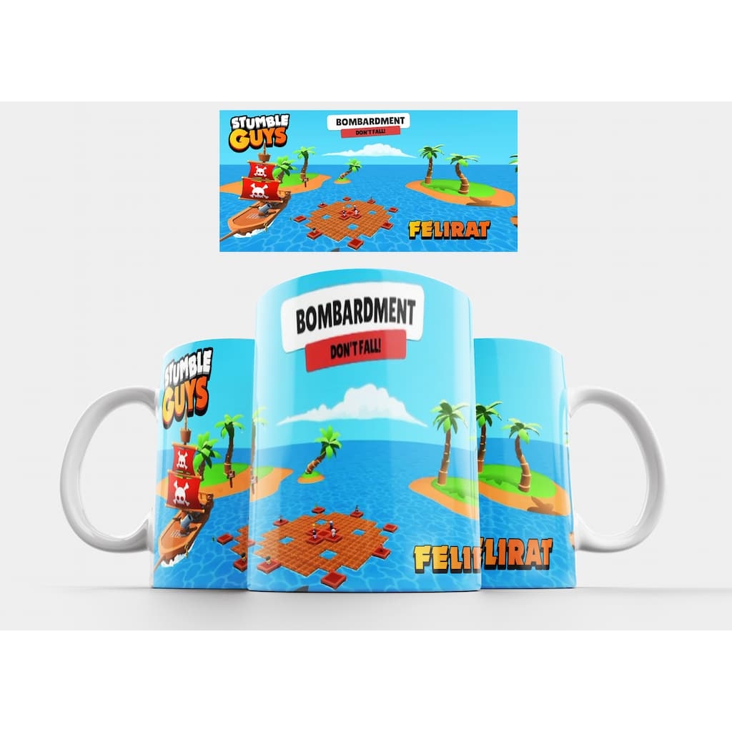 Stumble Guys bögre V8