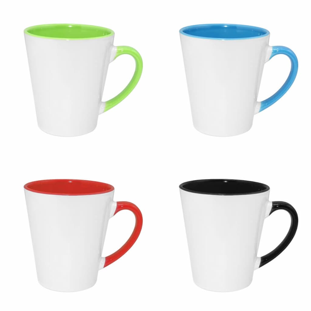 Színes latte bögre – Kapucsínos bögre 3dl