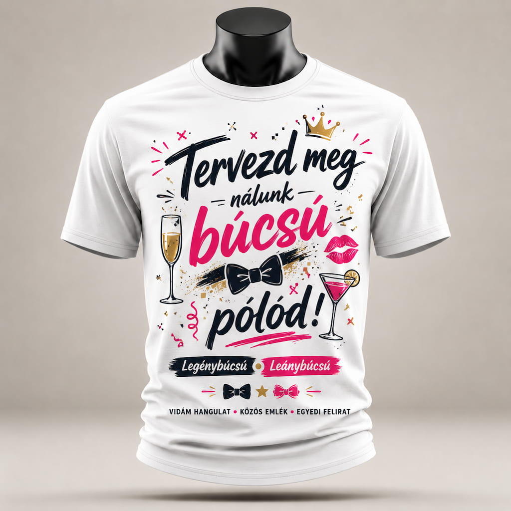Egyedi pólók minden alkalomra Bucsu Polo