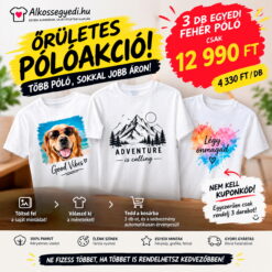 Egyedi fényképes ajándékok, gyors gyártás, prémium minőség Őrületesegyedipólóakció
