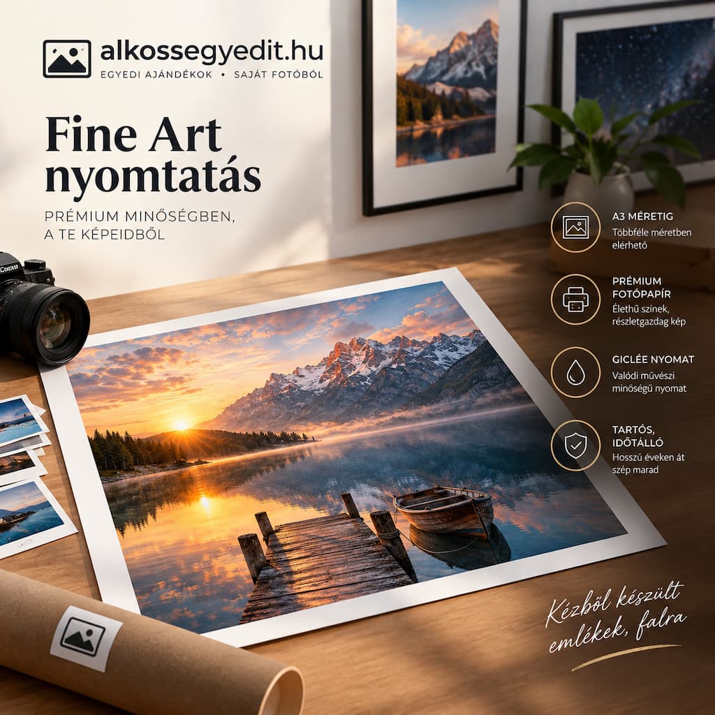 Prémium Fine Art Nyomtatás Emlékekből